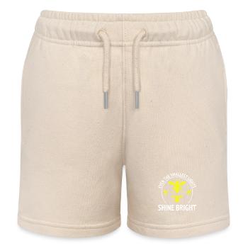 Fireflies Firefly Lightning Bug Insect Collector - Kids Organic Sweat Shorts by Stanley/Stella - soft Ecru - Front