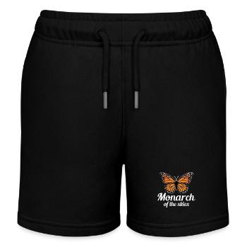 Monarchfalter Insektensammler Entomologie - Kinder Organic Joggingshorts Mini Bolter von Stanley/Stella - Schwarz - Vorne