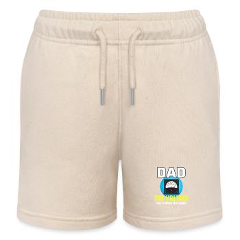 Électricien Papa Technicien électricien Ingénieur - Short de jogging enfant bio Stanley/Stella - écru doux - Devant