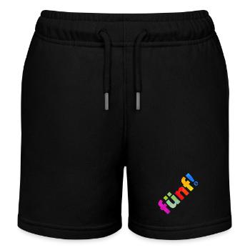 FÜNF 5 JAHRE 5. GEBURTSTAG - Kinder Organic Joggingshorts Mini Bolter von Stanley/Stella - Schwarz - Vorne