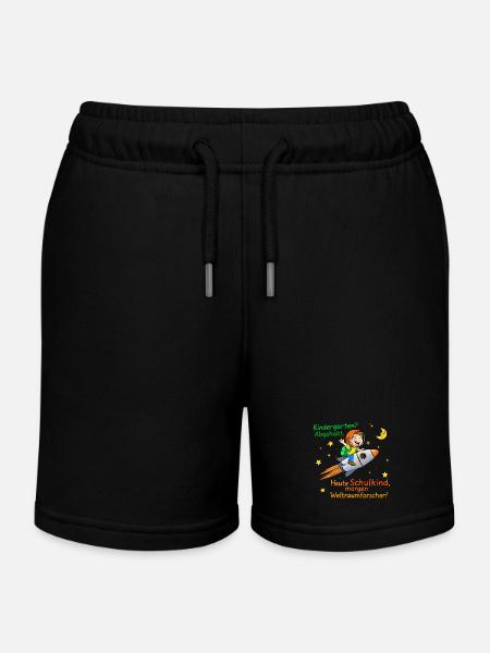 Mission School Child - Kids Organic Sweat Shorts by Stanley/Stella - black
