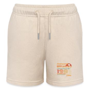 Geburtstagsgeschenk - geboren im Januar 1985 - Kinder Organic Joggingshorts Mini Bolter von Stanley/Stella - Natur - Vorne