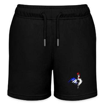 coq - Short de jogging enfant bio Stanley/Stella - noir - Devant