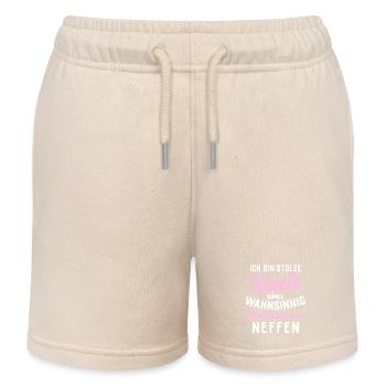 Stolze Tante eines wahnsinnig fantastischen Neffen - Kinder Organic Joggingshorts Mini Bolter von Stanley/Stella - Natur - Vorne