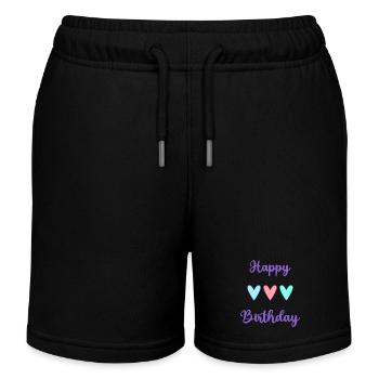 ALLES GUTE ZUM GEBURTSTAG!. ALLES GUTE ZUM GEBURTSTAG!. JAHRESTAG. - Kinder Organic Joggingshorts Mini Bolter von Stanley/Stella - Schwarz - Vorne