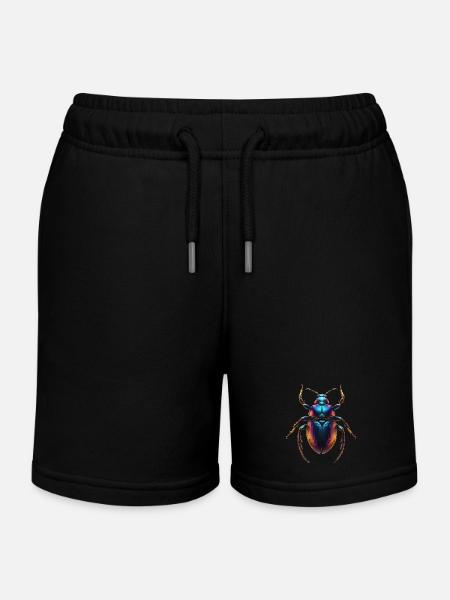Bug - Kinder Organic Joggingshorts Mini Bolter von Stanley/Stella - Schwarz