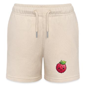 Himbeere - Kinder Organic Joggingshorts Mini Bolter von Stanley/Stella - Natur - Vorne