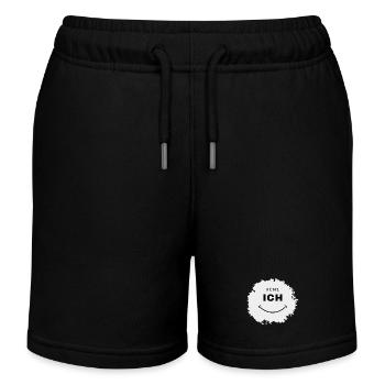 Spruch, Fühl Ich. Lustiges Design - Kinder Organic Joggingshorts Mini Bolter von Stanley/Stella - Schwarz - Vorne