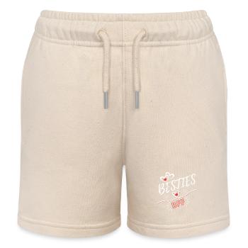 Beste Freunde Für immer BFF Freunde Andenken - Kinder Organic Joggingshorts Mini Bolter von Stanley/Stella - Natur - Vorne