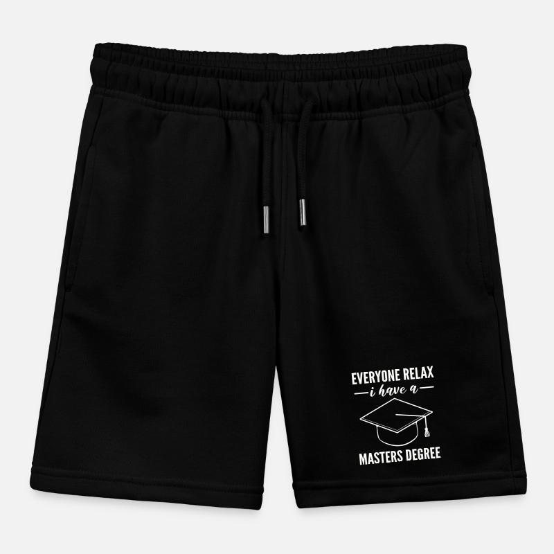 Master Studium Abschlussfeier Kinder Organic Joggingshorts Mini Bolter von Stanley/Stella