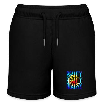 Reality - Kinder Organic Joggingshorts Mini Bolter von Stanley/Stella - Schwarz - Vorne
