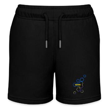 Name: Derek - Kids Organic Sweat Shorts by Stanley/Stella - black - Front