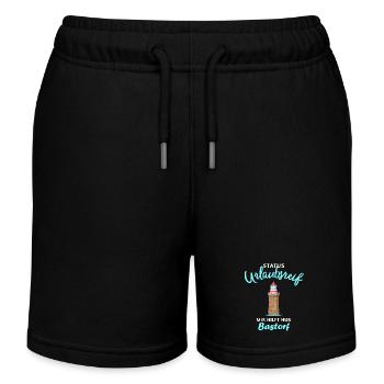 Bastorf, Ostsee, Wismarer Bucht, Urlaubsreif - Kinder Organic Joggingshorts Mini Bolter von Stanley/Stella - Schwarz - Vorne