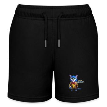 Professor Kritikat - Kids Organic Sweat Shorts by Stanley/Stella - black - Front