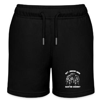 Vogelspinne mein Haustier lustiger Spinnenspruch - Kinder Organic Joggingshorts Mini Bolter von Stanley/Stella - Schwarz - Vorne
