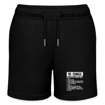 Auto Tuning Schrauber - Kinder Organic Joggingshorts Mini Bolter von Stanley/Stella - Schwarz - Vorne
