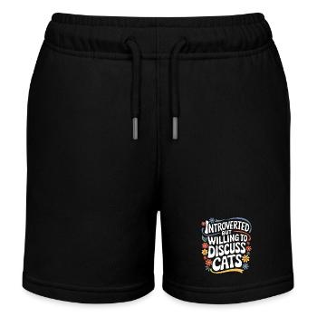 Introvertierter asozialer introvertierter - Kinder Organic Joggingshorts Mini Bolter von Stanley/Stella - Schwarz - Vorne
