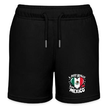 Mexique Mexique Mexicain Espagnol - Short de jogging enfant bio Stanley/Stella - noir - Devant