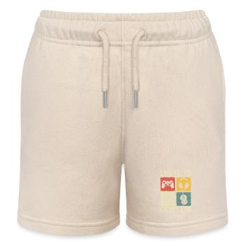 15. Geburtstag Level 15 Complete Gamer 15 Jahre - Kinder Organic Joggingshorts Mini Bolter von Stanley/Stella - Natur - Vorne