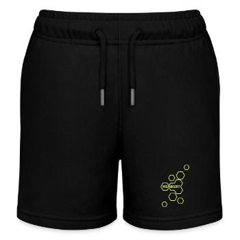 Name Herbert - Kids Organic Sweat Shorts by Stanley/Stella - black - Front