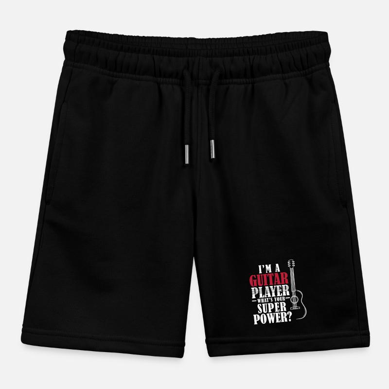 I am A Guitar Player Kids Organic Sweat Shorts by Stanley/Stella