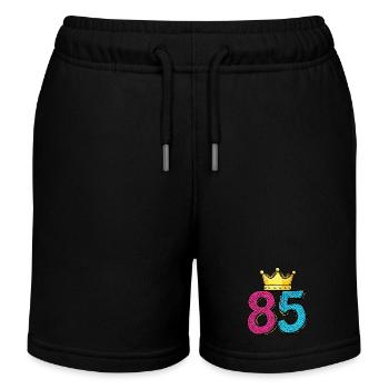 85 Zahl Krone - Kinder Organic Joggingshorts Mini Bolter von Stanley/Stella - Schwarz - Vorne
