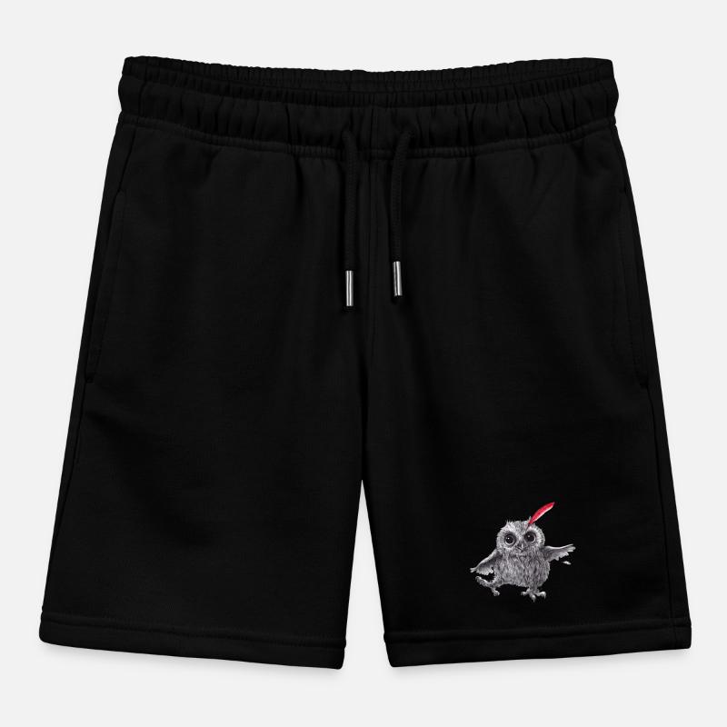 Chief Red - Glückliche Eule Kinder Organic Joggingshorts Mini Bolter von Stanley/Stella