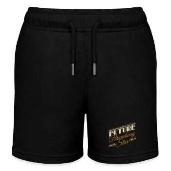 Broadway Star Film - Kinder Organic Joggingshorts Mini Bolter von Stanley/Stella - Schwarz - Vorne