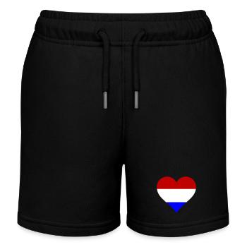 Coeur Hollande Couleurs - Short de jogging enfant bio Stanley/Stella - noir - Devant