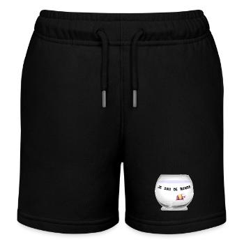 Poisson - Short de jogging enfant bio Stanley/Stella - noir - Devant