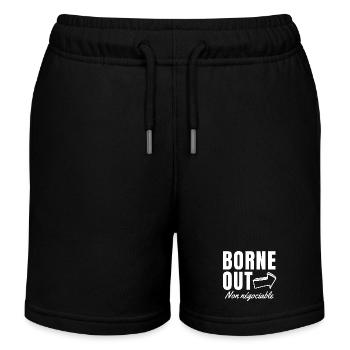 réforme des retraites, retraites, retraite - Short de jogging enfant bio Stanley/Stella - noir - Devant