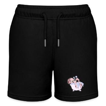 Baignoire Octopus - Short de jogging enfant bio Stanley/Stella - noir - Devant