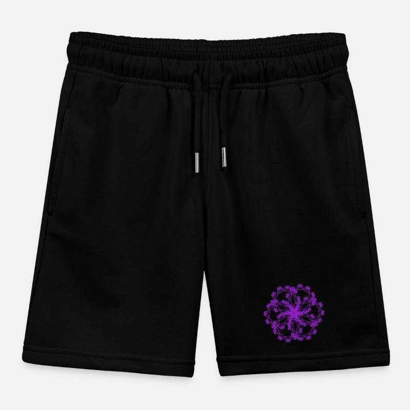 Random patterns circled Kids Organic Sweat Shorts by Stanley/Stella