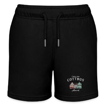 Cottbus Altmarkt, Einfach schön! Brandenburg - Kinder Organic Joggingshorts Mini Bolter von Stanley/Stella - Schwarz - Vorne