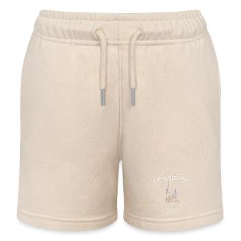 Ich denk an dich! Sehen uns, Aachener Dom - Kinder Organic Joggingshorts Mini Bolter von Stanley/Stella - Natur - Vorne