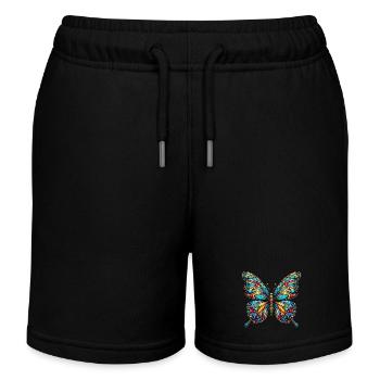 Papillon - Short de jogging enfant bio Stanley/Stella - noir - Devant