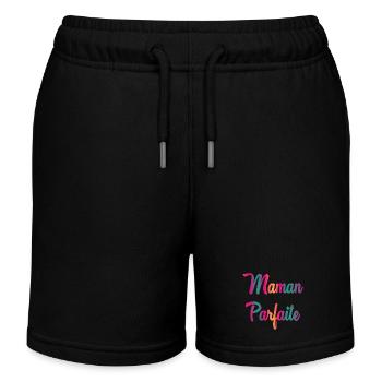 PERFECT MOM - Kids Organic Sweat Shorts by Stanley/Stella - black - Front