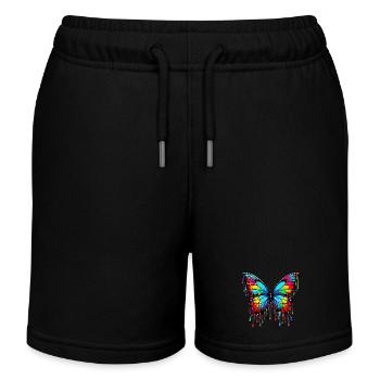 Papillon - Short de jogging enfant bio Stanley/Stella - noir - Devant