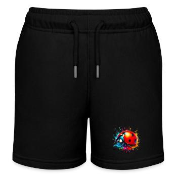 Coccinelle - Short de jogging enfant bio Stanley/Stella - noir - Devant