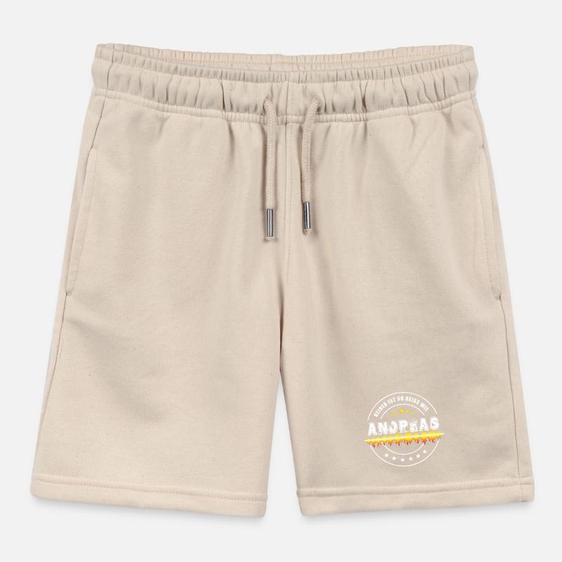 No one is as hot as Andreas Kids Organic Sweat Shorts by Stanley/Stella