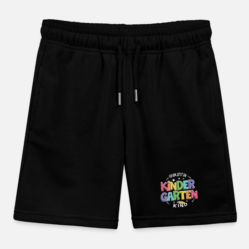 Kinder Ich Bin Jetzt Ein Kindergartenkind Kinder Organic Joggingshorts Mini Bolter von Stanley/Stella
