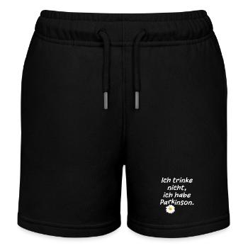 Ich trinke nicht, ich habe Parkinson. - Kinder Organic Joggingshorts Mini Bolter von Stanley/Stella - Schwarz - Vorne