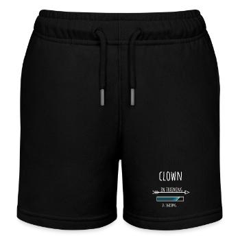 Clown Geschenk Beruf Ausbildung Clown - Kinder Organic Joggingshorts Mini Bolter von Stanley/Stella - Schwarz - Vorne