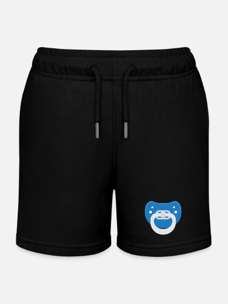 Tetine bleue - Short de jogging enfant bio Stanley/Stella - noir