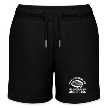 Ich ignoriere nicht, dass du über Autos nachdenkst – Autoangebot - Kinder Organic Joggingshorts Mini Bolter von Stanley/Stella - Schwarz - Vorne