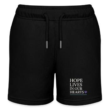 Suicide Loss Remembrance Walk Suicide - Kids Organic Sweat Shorts by Stanley/Stella - black - Front