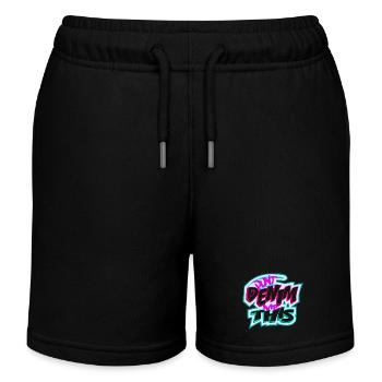 Verwandle mich nicht in Jeans - Kinder Organic Joggingshorts Mini Bolter von Stanley/Stella - Schwarz - Vorne