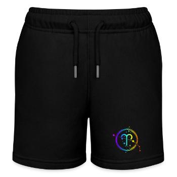 Widder-Horoskop, Tierkreiszeichen und Astrologie - Kinder Organic Joggingshorts Mini Bolter von Stanley/Stella - Schwarz - Vorne