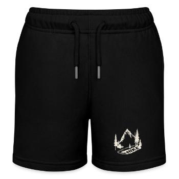 Hiking Trail [White] - Kinder Organic Joggingshorts Mini Bolter von Stanley/Stella - Schwarz - Vorne