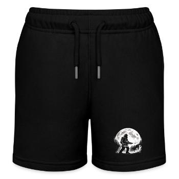 Pompier Bigfoot - Short de jogging enfant bio Stanley/Stella - noir - Devant